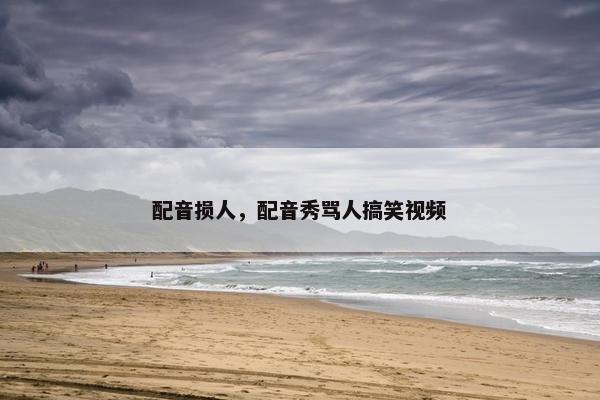 配音损人，配音秀骂人搞笑视频