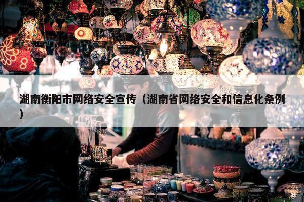 湖南衡阳市网络安全宣传（湖南省网络安全和信息化条例）