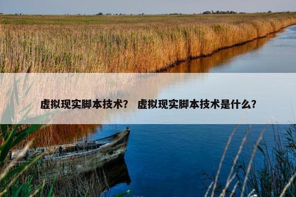 虚拟现实脚本技术？ 虚拟现实脚本技术是什么？