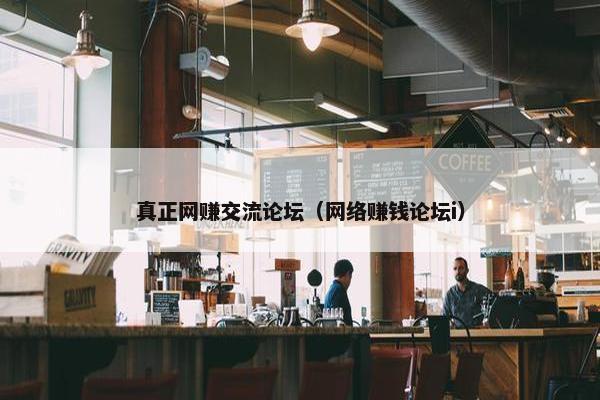 真正网赚交流论坛（网络赚钱论坛i）