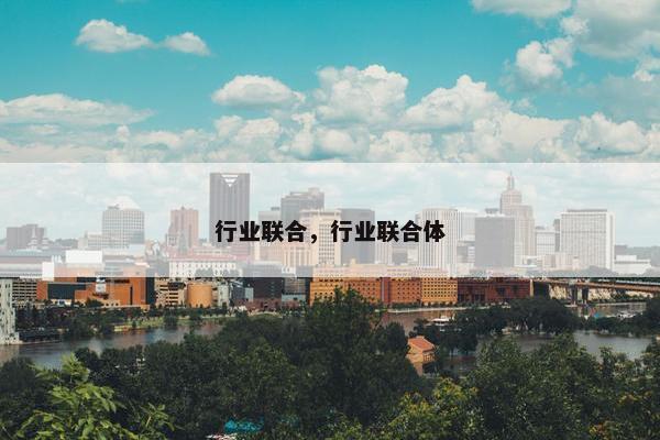 行业联合，行业联合体