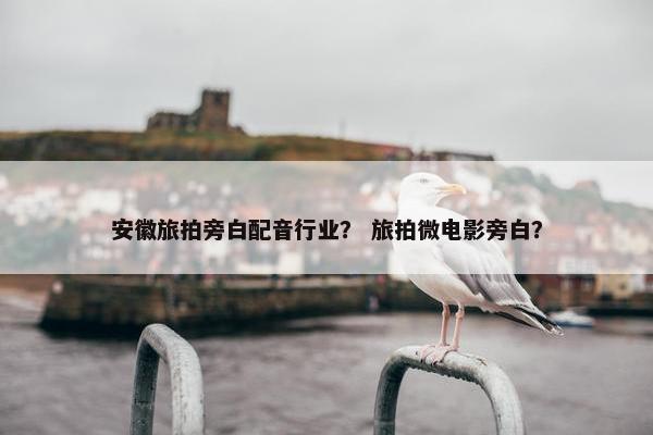 安徽旅拍旁白配音行业？ 旅拍微电影旁白？