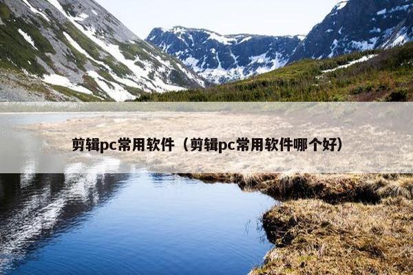 剪辑pc常用软件（剪辑pc常用软件哪个好）