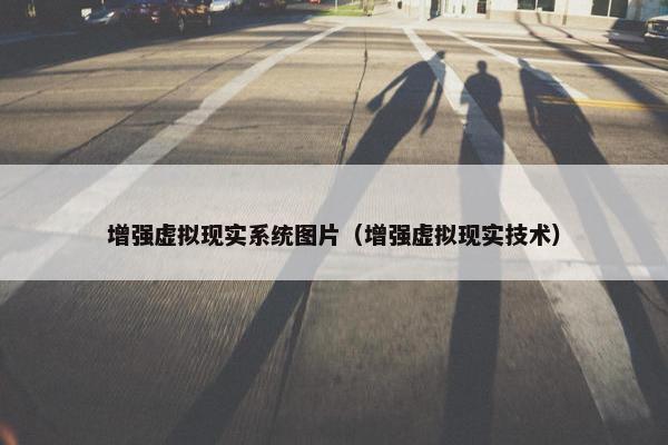 增强虚拟现实系统图片（增强虚拟现实技术）