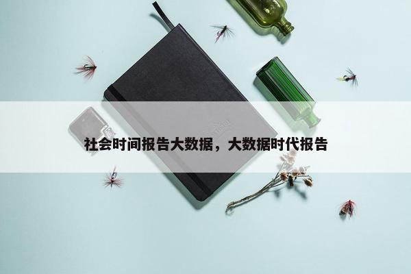 社会时间报告大数据，大数据时代报告