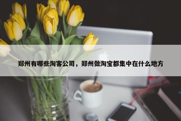 郑州有哪些淘客公司，郑州做淘宝都集中在什么地方