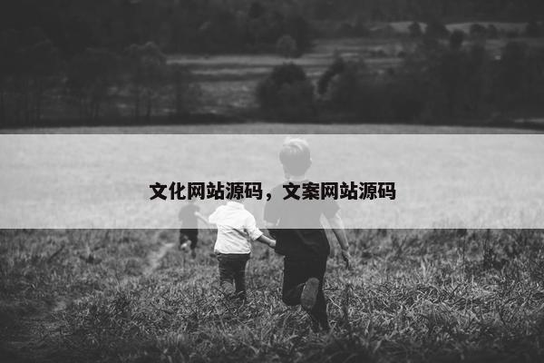 文化网站源码，文案网站源码