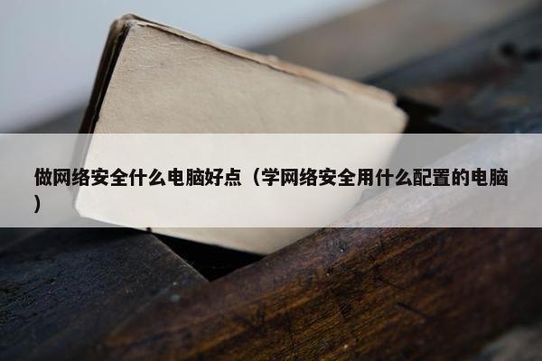 做网络安全什么电脑好点（学网络安全用什么配置的电脑）
