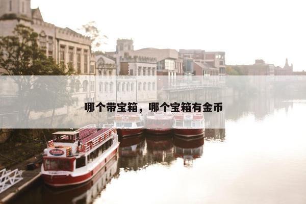 哪个带宝箱，哪个宝箱有金币