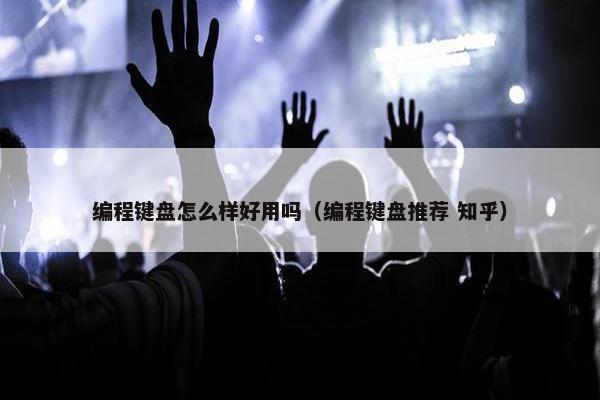 编程键盘怎么样好用吗（编程键盘推荐 知乎）
