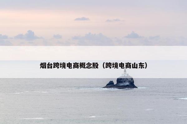 烟台跨境电商概念股（跨境电商山东）