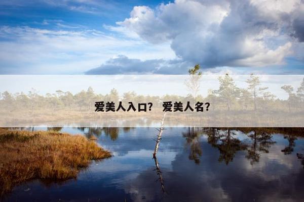爱美人入口？ 爱美人名？