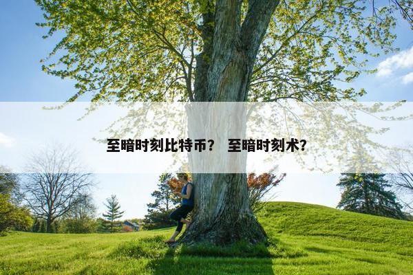 至暗时刻比特币？ 至暗时刻术？