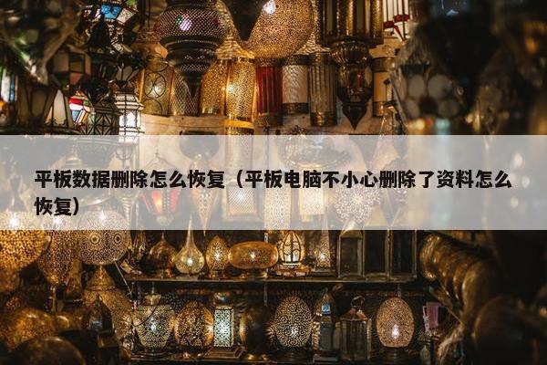 平板数据删除怎么恢复（平板电脑不小心删除了资料怎么恢复）