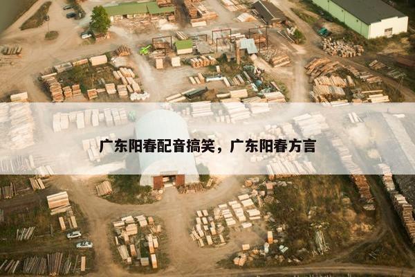 广东阳春配音搞笑，广东阳春方言