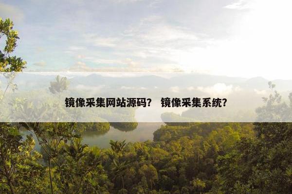 镜像采集网站源码？ 镜像采集系统？