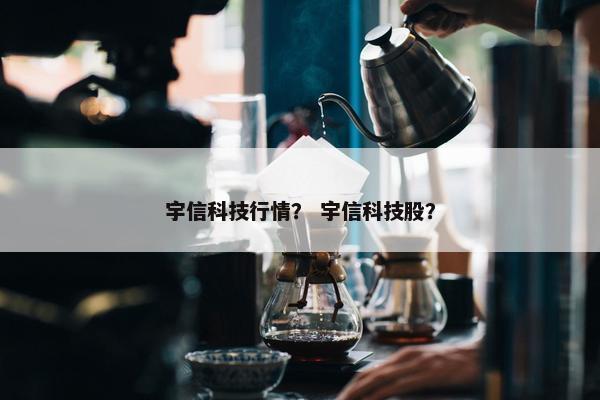 宇信科技行情？ 宇信科技股？