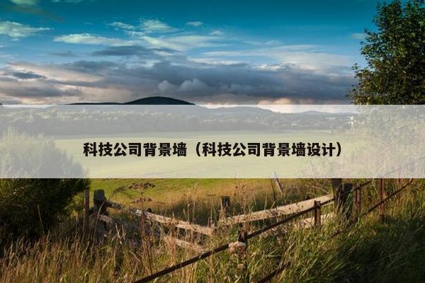 科技公司背景墙（科技公司背景墙设计）