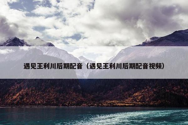 遇见王利川后期配音（遇见王利川后期配音视频）