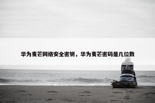 华为麦芒网络安全密钥，华为麦芒密码是几位数