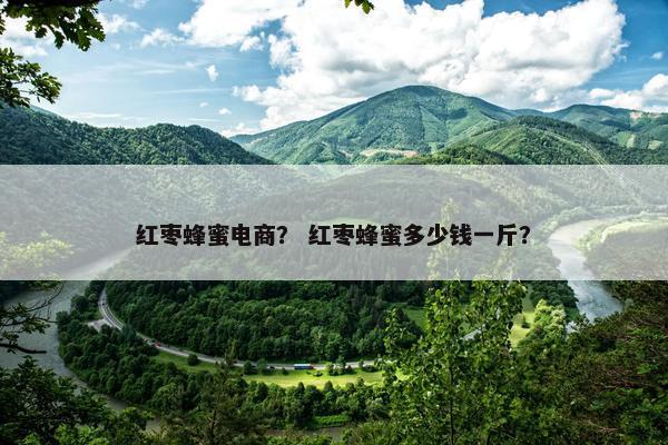 红枣蜂蜜电商？ 红枣蜂蜜多少钱一斤？