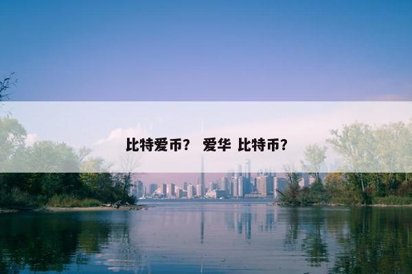 比特爱币？ 爱华 比特币？