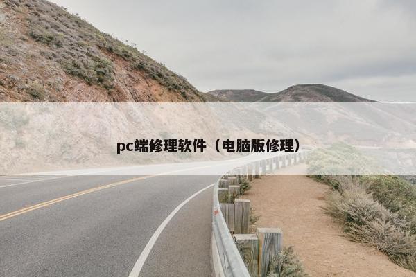 pc端修理软件（电脑版修理）