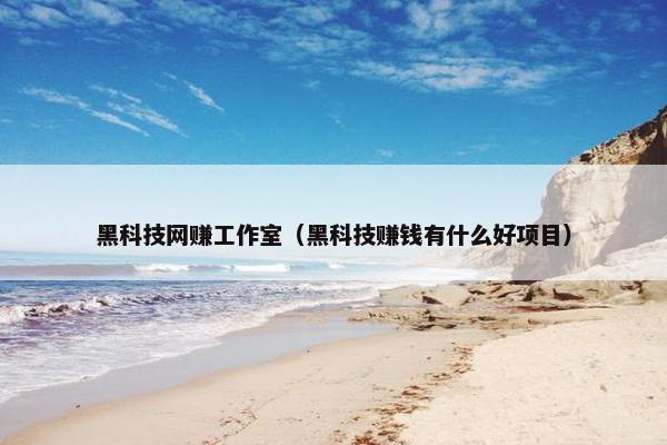 黑科技网赚工作室（黑科技赚钱有什么好项目）