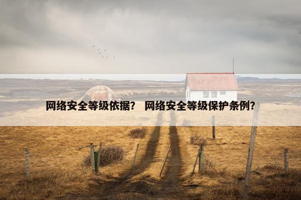 网络安全等级依据？ 网络安全等级保护条例？