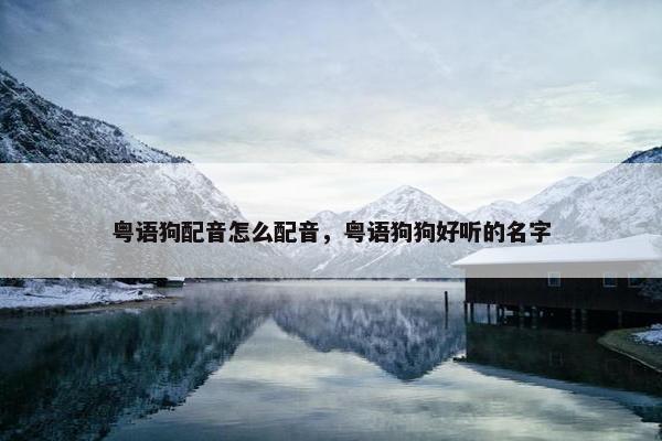 粤语狗配音怎么配音，粤语狗狗好听的名字