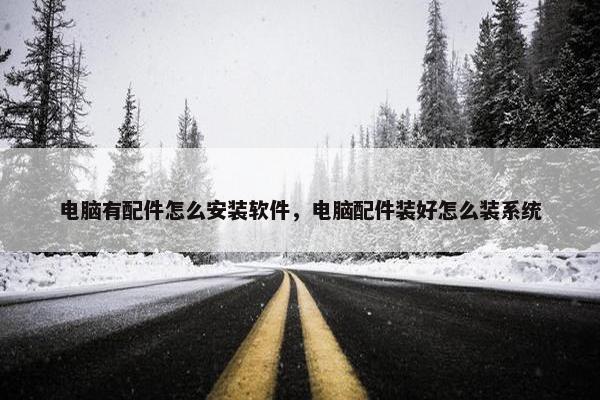 电脑有配件怎么安装软件，电脑配件装好怎么装系统