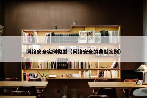 网络安全实例类型（网络安全的典型案例）