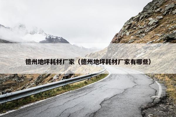 德州地坪耗材厂家（德州地坪耗材厂家有哪些）