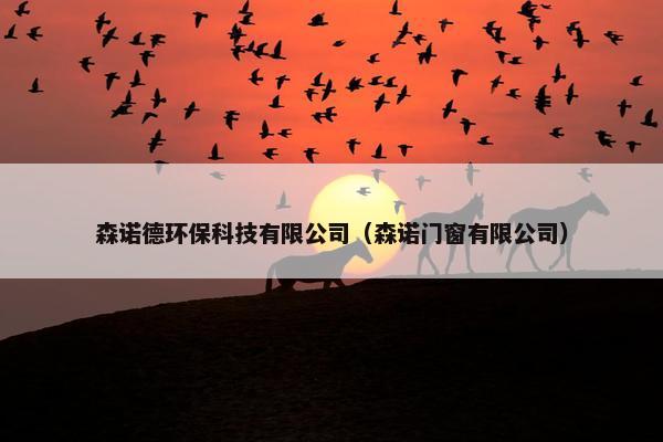 森诺德环保科技有限公司（森诺门窗有限公司）