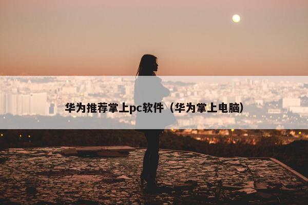 华为推荐掌上pc软件（华为掌上电脑）