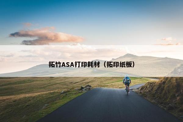 拓竹ASA打印耗材（拓印纸板）