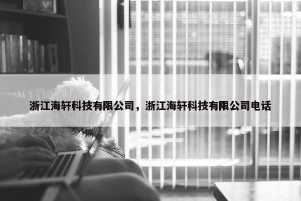 浙江海轩科技有限公司，浙江海轩科技有限公司电话
