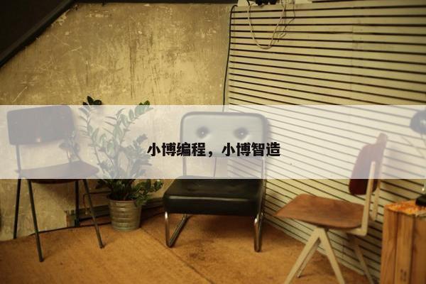 小博编程，小博智造