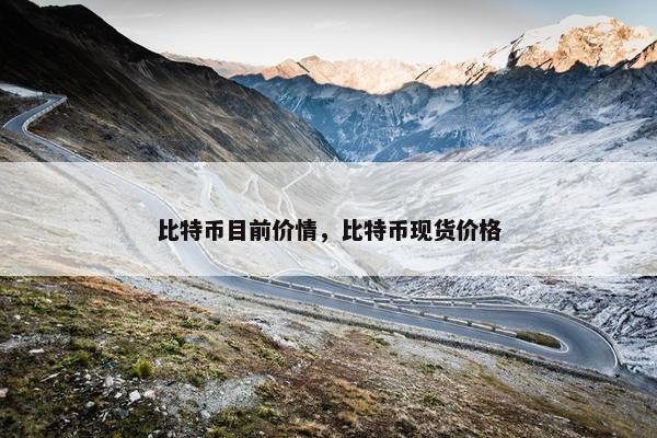 比特币目前价情，比特币现货价格