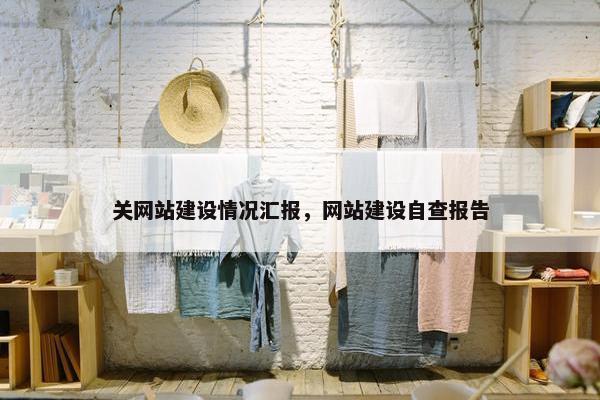关网站建设情况汇报，网站建设自查报告