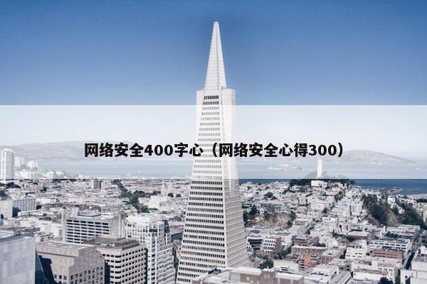 网络安全400字心（网络安全心得300）