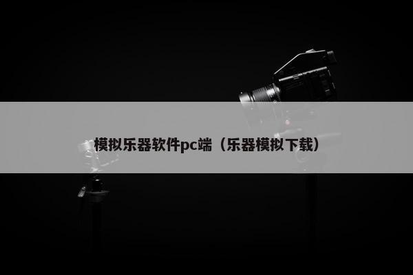 模拟乐器软件pc端（乐器模拟下载）