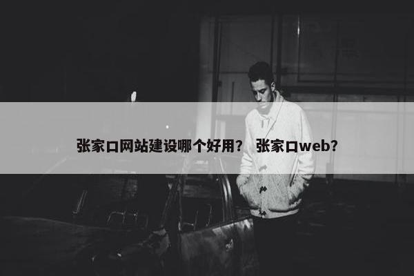 张家口网站建设哪个好用？ 张家口web？