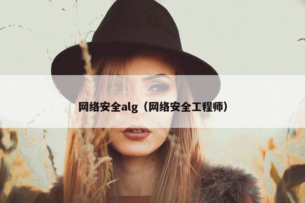 网络安全alg（网络安全工程师）