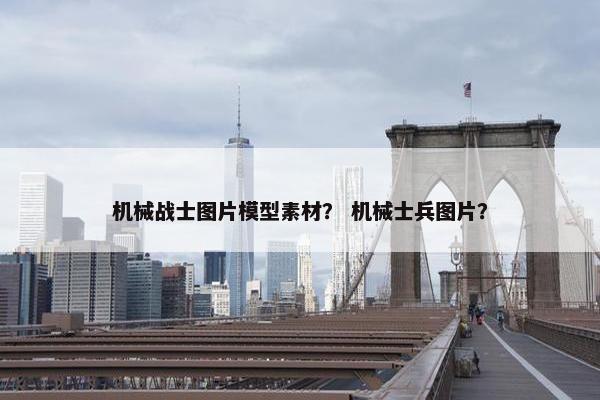 机械战士图片模型素材？ 机械士兵图片？