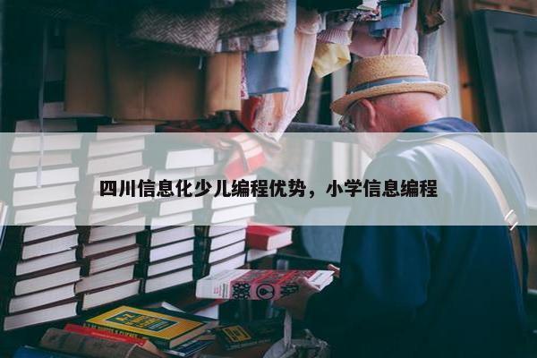 四川信息化少儿编程优势，小学信息编程
