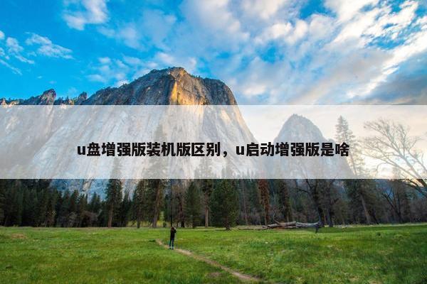 u盘增强版装机版区别，u启动增强版是啥