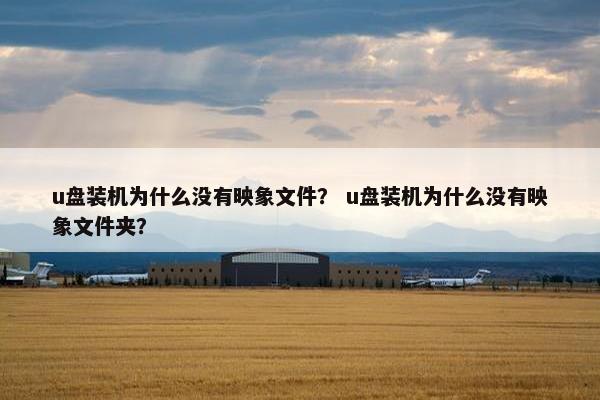 u盘装机为什么没有映象文件？ u盘装机为什么没有映象文件夹？