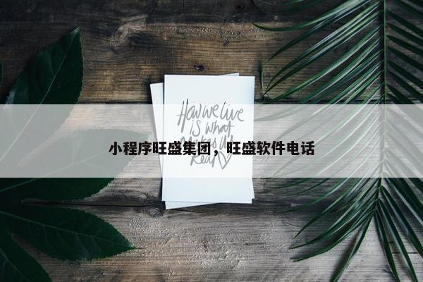 小程序旺盛集团，旺盛软件电话