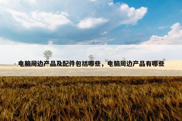 电脑周边产品及配件包括哪些，电脑周边产品有哪些